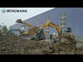 hengwang factory outlet the 8ton wheel excavator