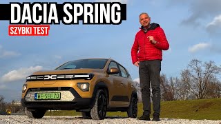 🇨🇳Dacia Spring • 🇵🇱 SZYBKI TEST PL  • Auto Made in China