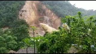 Arunachal Pradesh latest landslide , ego village landslide full video, likabali to basar