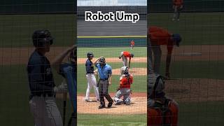 Robot Ump-ump calls STRIKE-batter appeals-ump checks Automated Ball Strike system-it’s reversed-BALL