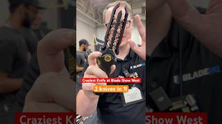 This is the craziest knife at Blade Show West. 2 Knives in 1!