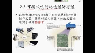 許志華計概 8-3 可攜式快閃記憶體儲存體