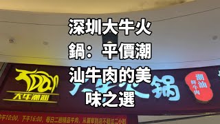 深圳大牛火鍋：平價潮汕牛肉的美味之選