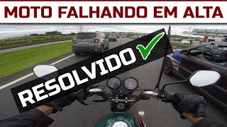 MOTO CARBURADA FALHANDO EM ALTA - RESOLVIDO O PROBLEMA