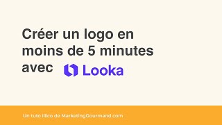 Créer un logo avec Looka, en moins de 5 minutes