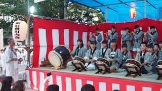 辻堂諏訪神社　例大祭　令和元年　奉納太鼓　新町東　2019/7/26  Tsujido Suwa Jinja Festival  14