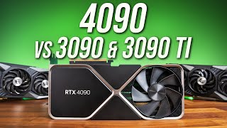 RTX 4090 vs 3090 & 3090 Ti, 25 Games at 4K, 1440p & 1080p