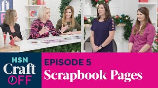DIY HOLIDAY SCRAPBOOK CHALLENGE | Crafter's Companion | HSN Craft Off