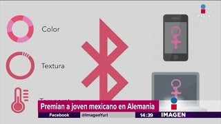 Joven mexicano reconocido en Alemania por un brasier | Noticias con Yuriria Sierra