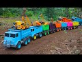 Wow !!! Mobil Truk Rc Tronton Panjang Bongkar Mobil Mobilan Truk Pemadam, Truk Pasir, Bis Telolet