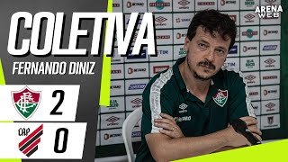 COLETIVA FERNANDO DINIZ | AO VIVO | Fluminense x Athletico-PR - Brasileirão 2023