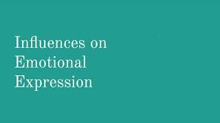 IPC Chapter 5 - SL 2 - Expressing Emotion