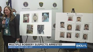 Details on arrests made in crime ring that targets Houston's high-end areas