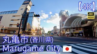 Driving in Japan - Marugame City : 4K