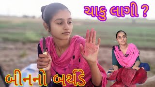 happy birthday 🎂 || chaku lago? || @gujarati village life vlog