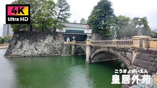 【4K】雨の皇居外苑を散歩 (Mar. 2025) | Rain Walk in Kokyo Gaien National Garden.