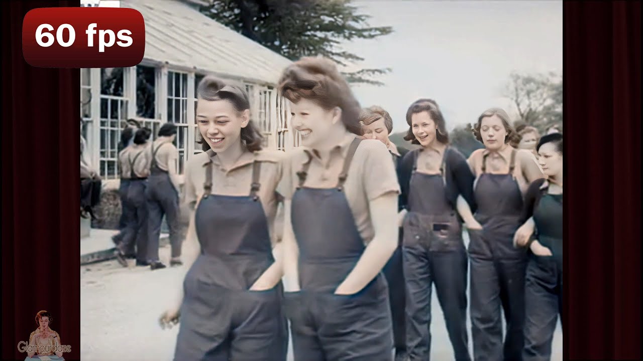 Spitfire Girls 1940 | Britain's Rosie The Riveter | AI Enhanced Film ...