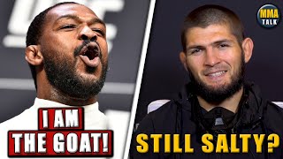 Jon Jones REJECTS claims Khabib is the GOAT, Nate Diaz SLAMS Gaethje, Khabib celebrates UFC 254 win