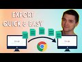 🔥 How to move/export all browser tabs from PC to PC - ✅ QUICK & EASY!