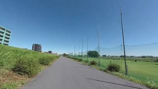 [VR180] 川岸歩き(多摩川)005 Walking along the riverbanks of Japan (Tama River) 005