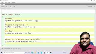 Constructor in Java Bluej