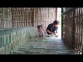 180 Days : Busy Construction - 16-year-old Single Mother Builds Bamboo House Alone