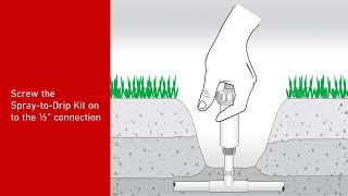 Spray-To-Drip Conversion Kit