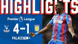 Four BRILLIANT goals 🤩🦅 | PREMIER LEAGUE HIGHLIGHTS: Palace 4-1 Villa