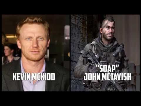 COD:Modern Warfare 3: Персонажи и реальные актёры