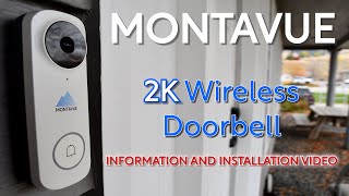 Ultimate 2K Wireless Doorbell Info and Install Video | 2-Way audio, Human Detect, and Mobile Alerts