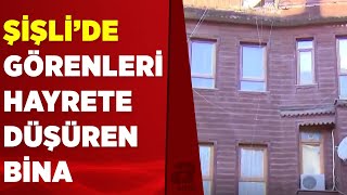 Bu binanın dışı başka içi başka! Şişli'de eski görünümlü yeni yapı şaşkınlığı! | A Haber