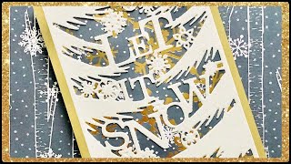 Let It Snow Shaker Pocket Card & More With InLoveArts