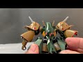 仮組み完成！ 思ったよりスタイリッシュ！ rx 110 gabthley 1 144 hguc ガブスレイ 仮組み完成と変形比較など！