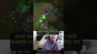 August - BRUISER Vs. LETHALITY (VI)/ Is MELEE BOTLANING Possible?