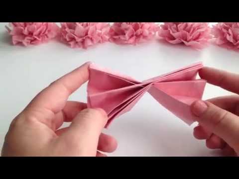 DIY Tissue Paper Flower Tutorial DIY Tissue Paper Flower Tutorial