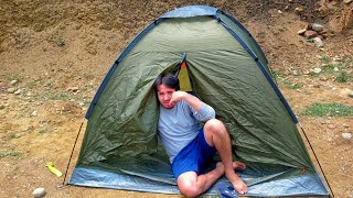 🇵🇪Como armar una carpa impermeable de acampar. Bastará tan solo una persona para cosntruirlo