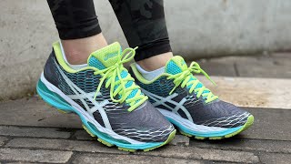 Women's ASICS Gel Nimbus 18 (Titanium/White/Turquoise)