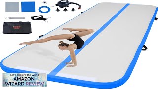 VEVOR Gymnastics Air Track Tumbling MatInflatable Tumble Track with Electric Pump Training Review