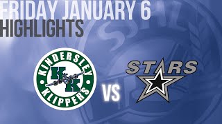 Highlights: Kindersley Klippers vs Battlefords North Stars Jan 6, 2023