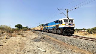 09596 Porbandar - Rajkot Summer Special With 40195 Sabarmati WDP4D