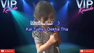 Pal Pal Dil Ke Paas Unplugged Karaoke Song With Scrolling Lyrics