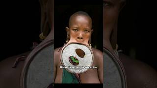 The Largest lip plate Suri tribe Omo Valley Ethiopia #shorts #ethiopia #omovalley #omoadvisor