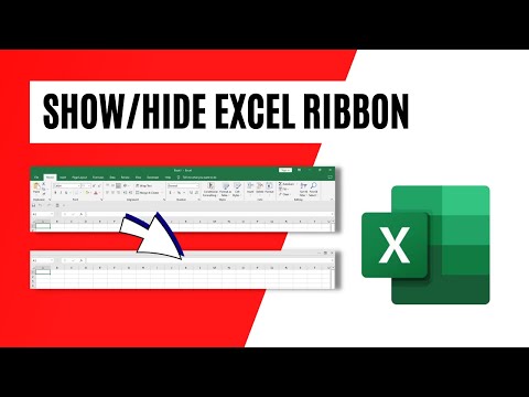 How to Show or Hide the Ribbon in Microsoft Excel