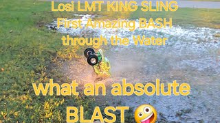 LOSI LMT KING SLING, AMAZING FIRST MUD RUN