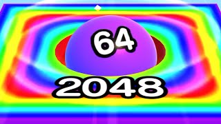 BALL RUN 2048 — 😵‍💫 2x2=64