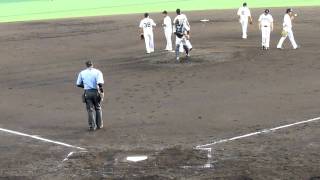 平成23年8月3日 3回表　小松→前田祐　ウエスタンリーグオリックス戦