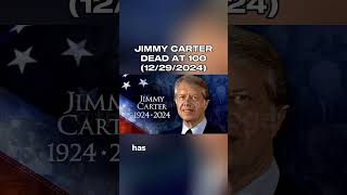 MAJOR EVENT: Jimmy Carter Dead at 100 || 12.29.2024 #jimmycarter #president #america #maga #2024