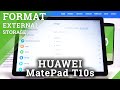 How to Format SD Card in HUAWEI MatePad T10S – Repair Memory Card