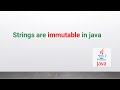 strings are immutable in java #selenium #automation #java #strings