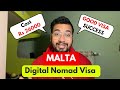 MALTA DIGITAL NOMAD VISA  ! FULL PROCESS